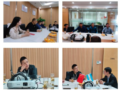 苏州外贸中小企业促进会党支部活动-走访苏州秋葵视频无限次数观看秋葵视频无限制加油站有限公司